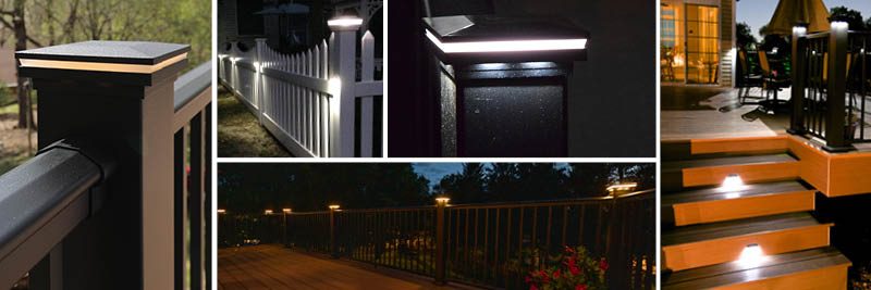 Post Cap Lighting | Bayer Built Woodworks